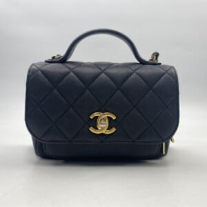 シャネル アフィニティ チェーンショルダーバッグ 黒 キャビアスキン GD金具 買取実績【買取日：2025年11月14日】