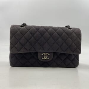 シャネル マトラッセ25 Wフラップ Wチェーンショルダーバッグ 黒 スエード SV金具 買取実績【買取日：2025年11月14日】