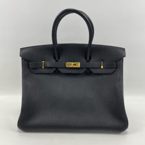 エルメス バーキン35 黒 トゴ GD金具 □F 買取実績【買取日：2025年11月15日】