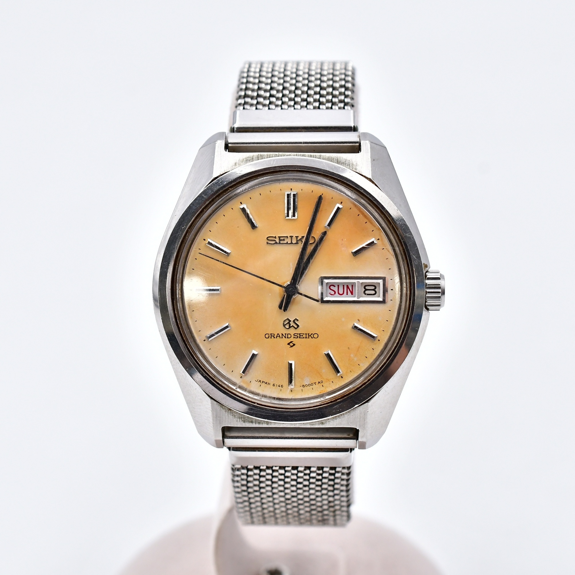 グランドセイコー ハイビート 白文字盤 SS/AT 6146-8000 Bランク