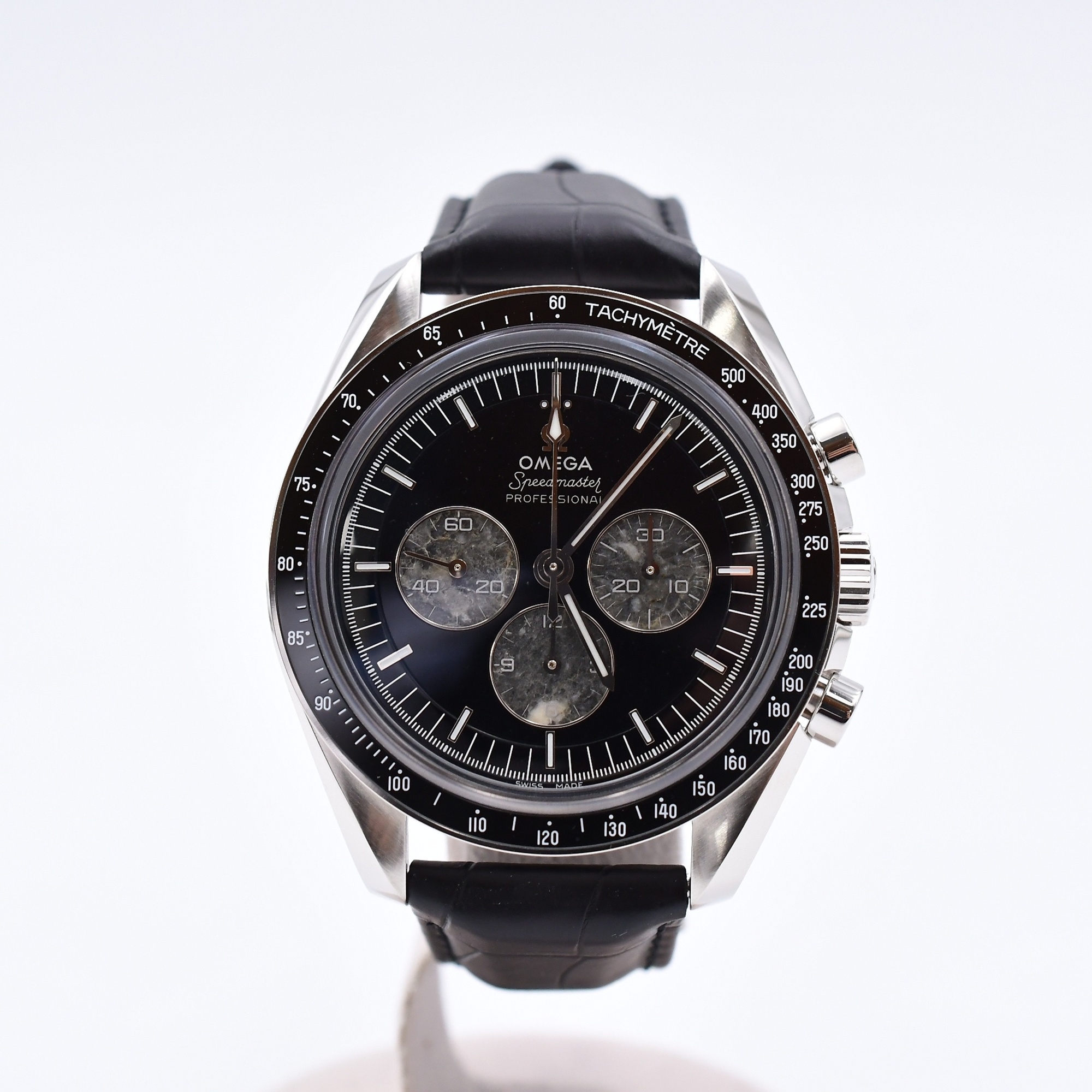 オメガ スピードマスター ブラックオニキス×メテオライト文字盤 PT/手巻き SAランク