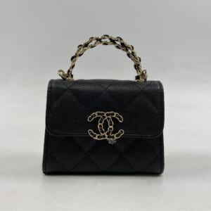 シャネル マトラッセ ミニ チェーンクラッチ バッグ 黒 キャビアスキン ランダムシール AP3236 買取実績【買取日：2025年11月7日】
