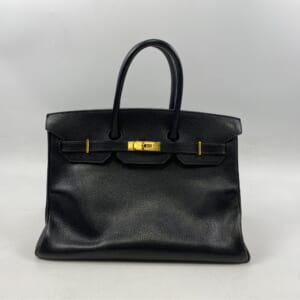 エルメス バーキン35 黒 アルデンヌ GD金具 〇M刻印 買取実績【買取日：2025年11月12日】