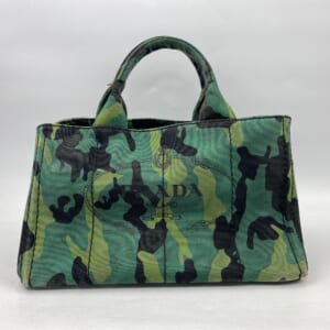 プラダ カナパ 2WAY トートバッグ 迷彩 オリーブ キャンバス B2642B B2642B 買取実績【買取日：2025年11月12日】