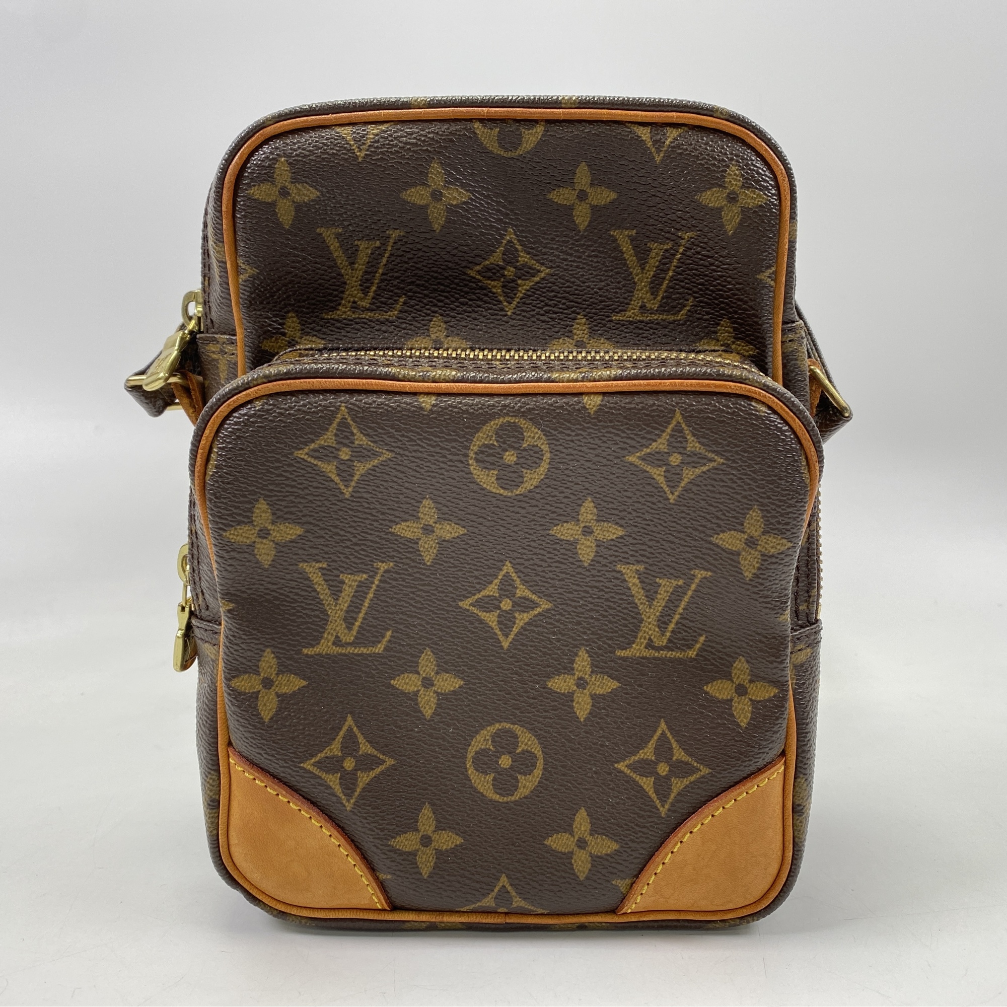ルイ・ヴィトン モノグラム アマゾン ショルダーバッグ ブラウン PVC