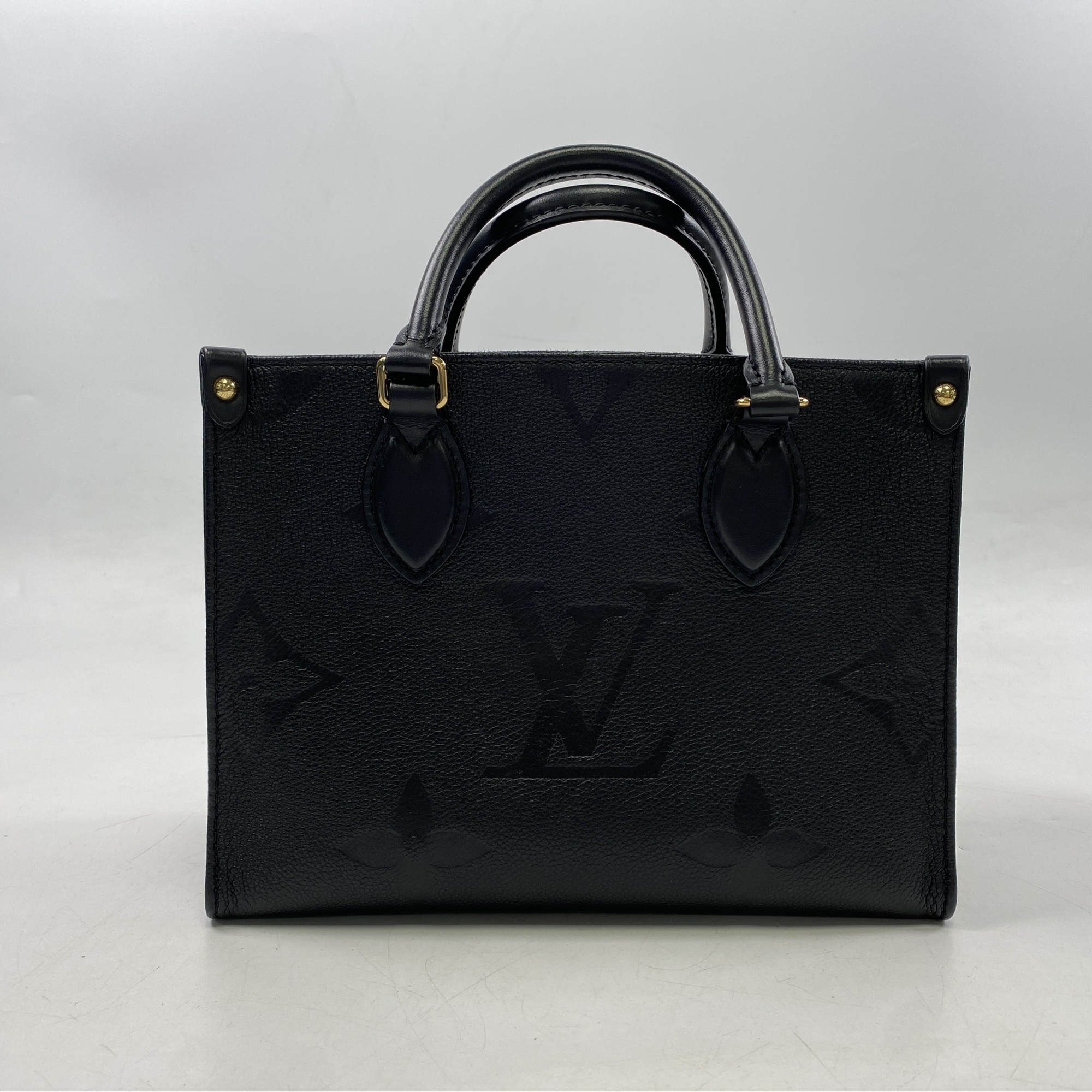 【極美品】ルイヴィトン モノグラム アンプラント オンザゴー GM ノワール 黒 ルイヴィトン】M45373 モノグラムLVクラフティ アンプラント