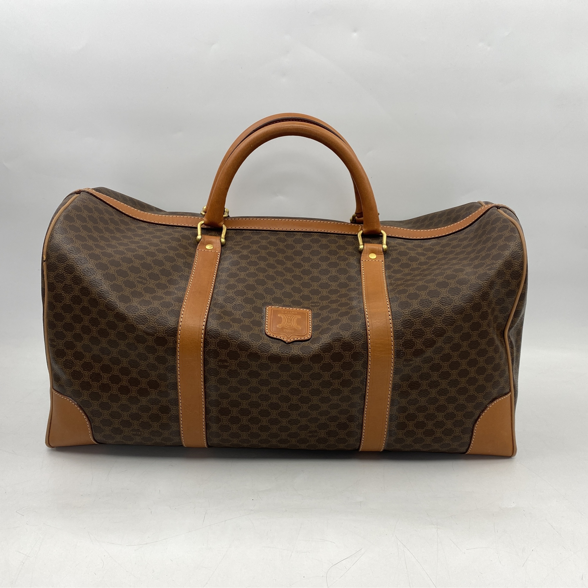 セリーヌ マカダム ボストンバッグ ブラウン PVCレザー 買取実績【買取