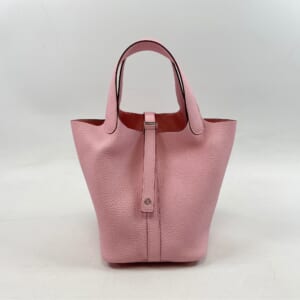 エルメス ピコタン PM ローズサクラ トリヨンクレマンス SV金具 K刻印 買取実績【買取日：2025年11月15日】