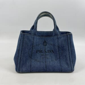 プラダ カナパ トートバッグ 青 デニム 買取実績【買取日：2025年11月5日】