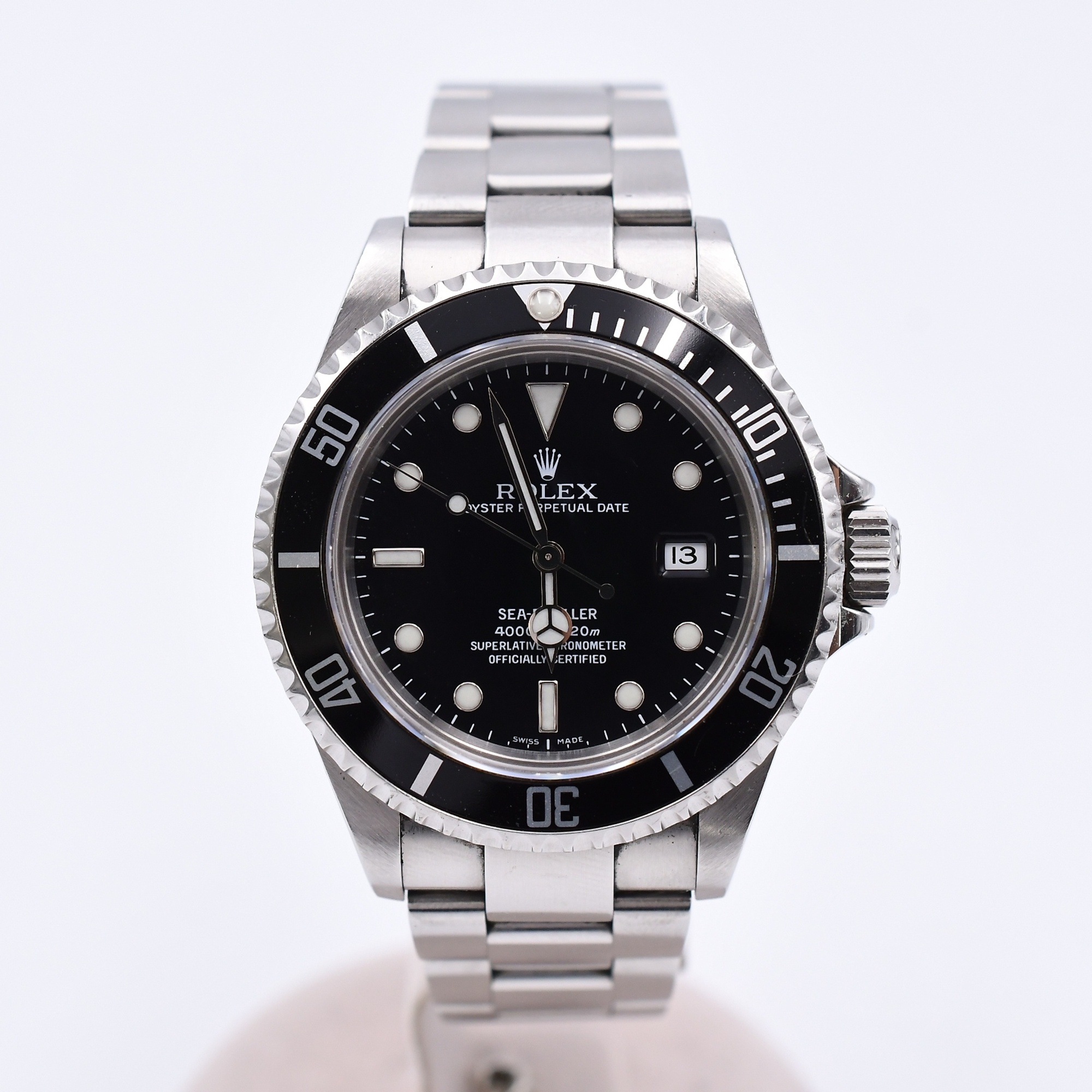 ロレックス シードゥエラー 黒文字盤 SS/AT Bランク