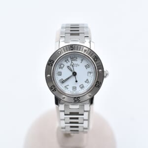 エルメス　セリエ　アイボリー文字盤　腕時計　クォーツ　2針　純正ベルト エルメス セリエ アイボリー文字盤 腕時計 クォーツ 2針 純正ベルト