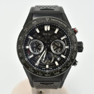 タグホイヤー カレラ ホイヤー02 クロノグラフ スケルトン文字盤 カーボン×Ti×ラバー/AT CBG2A91.FT6173 買取実績【買取日：2025年11月7日】