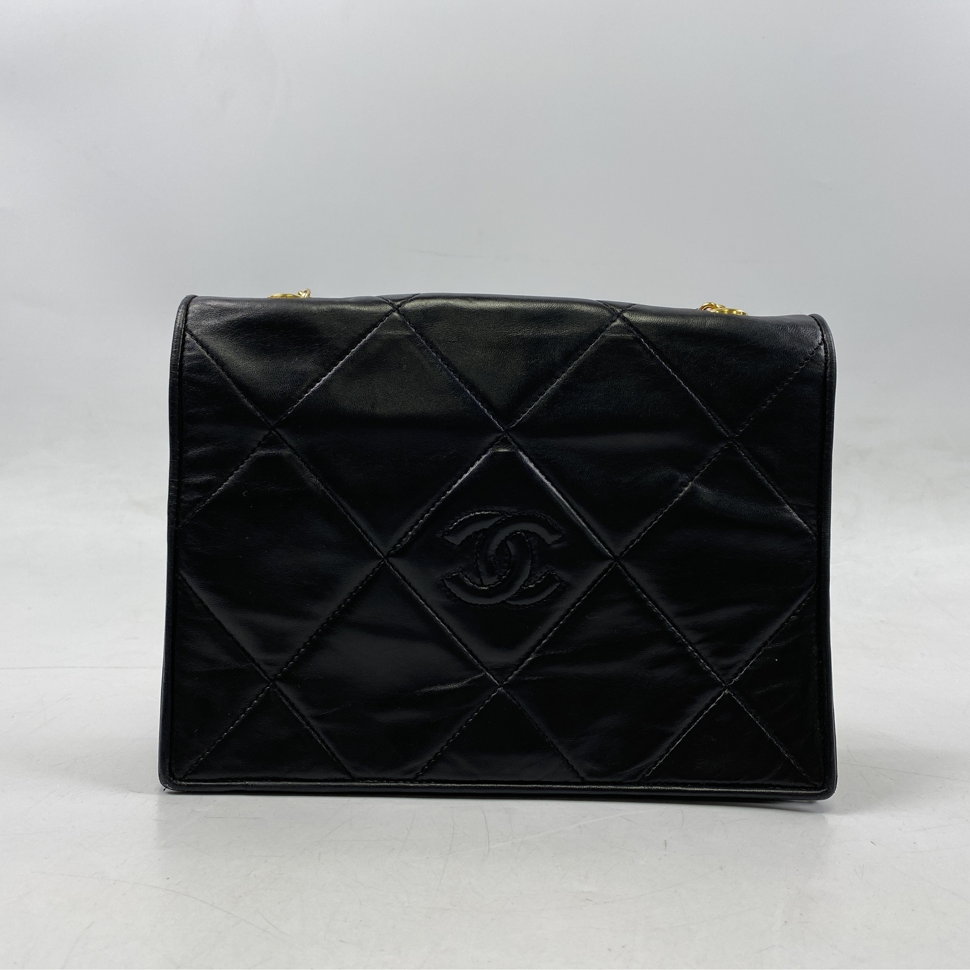 シャネル マトラッセ23 フルフラップ Sチェーンショルダーバッグ 黒