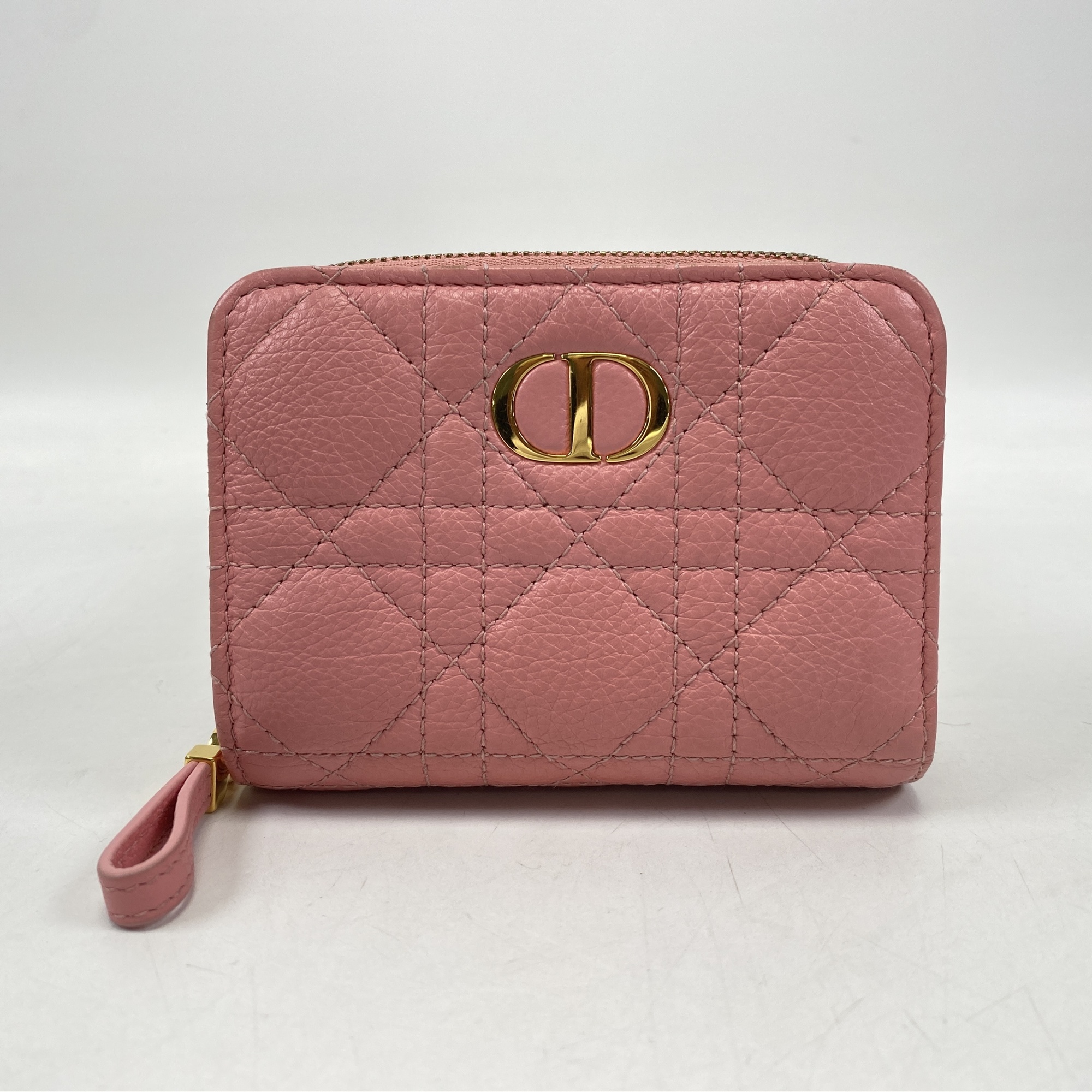 ディオール カロ カナージュ 二つ折り財布 ピンク レザー 買取実績