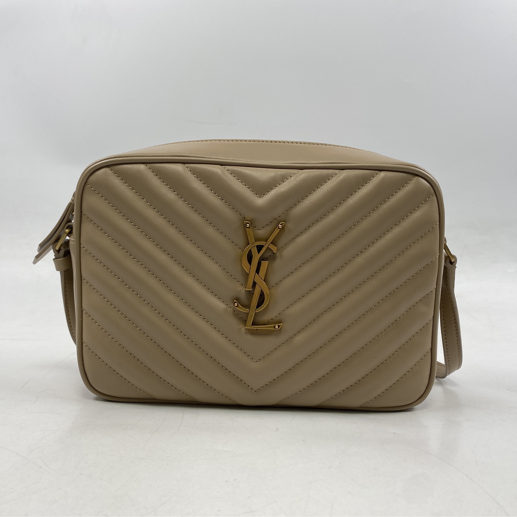 サンローラン ルーカメラ ショルダーバッグ ベージュ レザー 買取実績