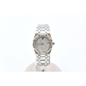 オーデマ ピゲ ロイヤルオーク パヴェダイヤ文字盤 ダイヤベゼル WG/QZ 14544BC 買取実績【買取日：2025年11月7日】