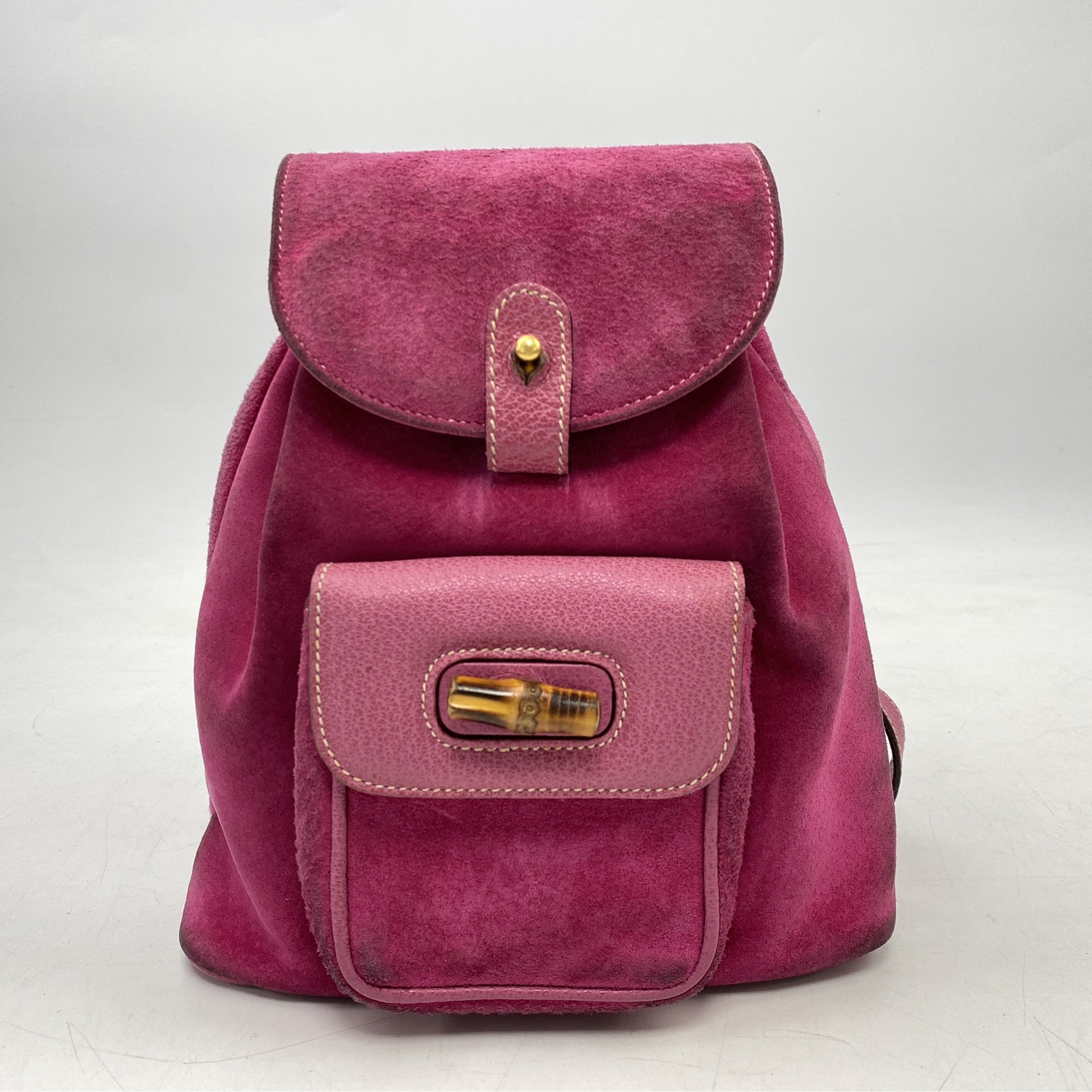 グッチ オールドグッチ バンブー ミニバックパック Bランク