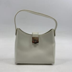 サルヴァトーレ フェラガモ ガンチーニ ハンドバッグ 白 レザー 買取実績【買取日：2025年11月3日】