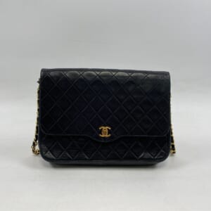 シャネル マトラッセ チェーンショルダーバッグ 黒 ラムスキン GD金具 買取実績【買取日：2025年11月5日】