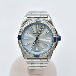 ブライトリング スーパー クロノマット オートマチック 38 アイスブルー文字盤 ダイヤベゼル SS/AT A17356 買取実績【買取日：2025年11月4日】