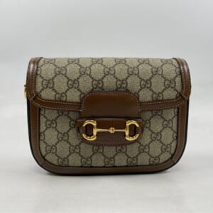 グッチ ホースビット 1955 ミニ ショルダーバッグ ブラウン×ベージュ キャンバス×レザー 658574 買取実績【買取日：2025年11月13日】