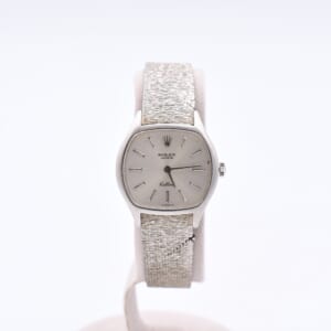 ロレックス チェリーニ シルバー文字盤 WG/手巻き 3801 買取実績【買取日：2025年11月4日】