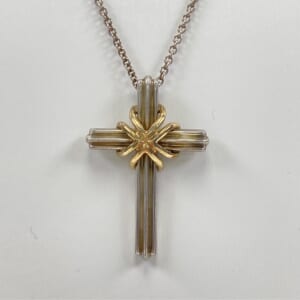 ティファニー シグネチャー クロス ネックレス SV/K18 買取実績【買取日：2025年11月11日】