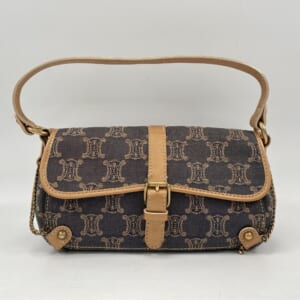 セリーヌ トリオンフ ハンドバッグ ブラウン レザー×キャンバス 買取実績【買取日：2025年11月11日】