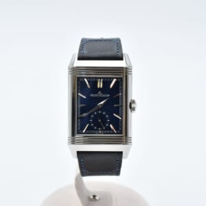 ジャガー・ルクルト レベルソ トリビュート デュオ 青×シルバー文字盤 SS×革/手巻き Q3988482 買取実績【買取日：2025年11月15日】