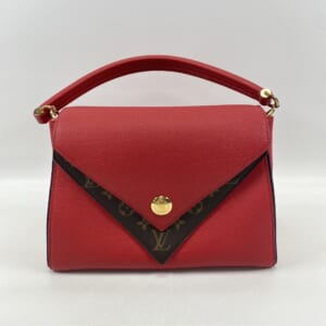 ルイ・ヴィトン ドゥブル V 2way ハンドバッグ 赤 レザー M54624 買取実績【買取日：2025年11月15日】