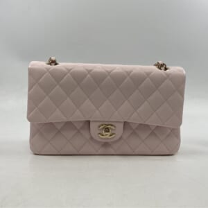 シャネル マトラッセ25 ピンク キャビアスキン シャンパンゴールド金具 プレート 買取実績【買取日：2025年11月14日】