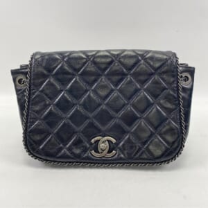 シャネル マトラッセ チェーンショルダーバッグ 黒 レザー SV金具 買取実績【買取日：2025年11月16日】