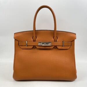 エルメス バーキン30 オレンジ系 トゴ SV金具 □H刻印 買取実績【買取日：2025年11月12日】