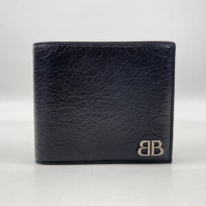バレンシアガ BBロゴ 二つ折り財布 黒 レザー 779971 買取実績【買取日：2025年11月11日】