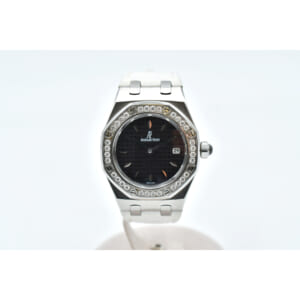 オーデマ ピゲ ロイヤルオーク ダイヤベゼル 黒文字盤 SS×革/AT 67601ST.ZZ.D012CR.02 買取実績【買取日：2025年11月15日】