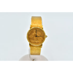 コルム コインウォッチ 10ドル金貨文字盤 YG/QZ 買取実績【買取日：2025年11月16日】