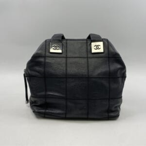 シャネル チョコバー ハンドバッグ 黒 レザー 買取実績【買取日：2025年11月6日】