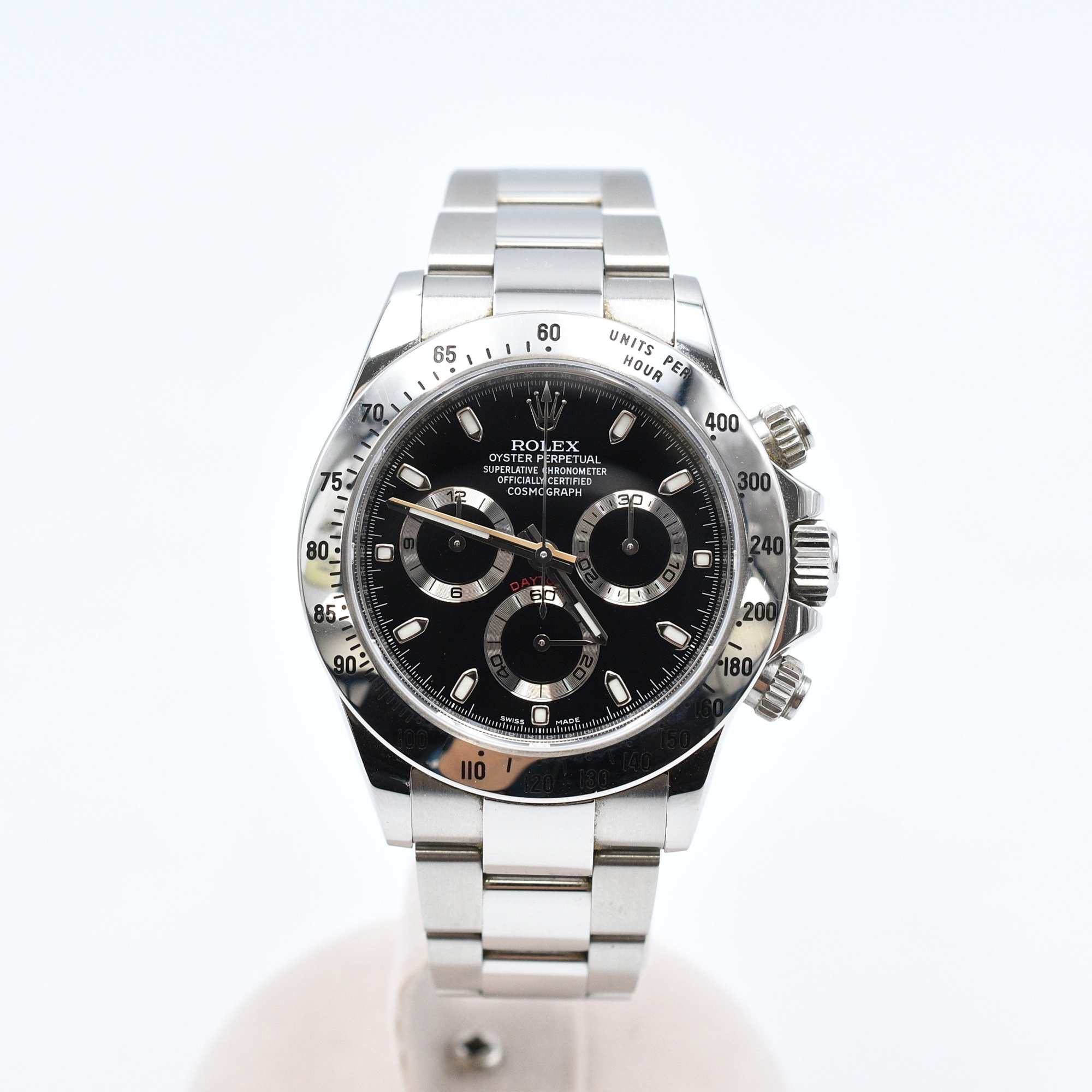ロレックス コスモグラフ デイトナ 黒文字盤 SS/AT ABランク