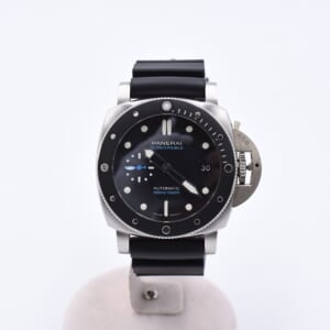 パネライ サブマーシブル 黒文字盤 SS×革ベルト/AT PAM00683 買取実績【買取日：2025年11月12日】