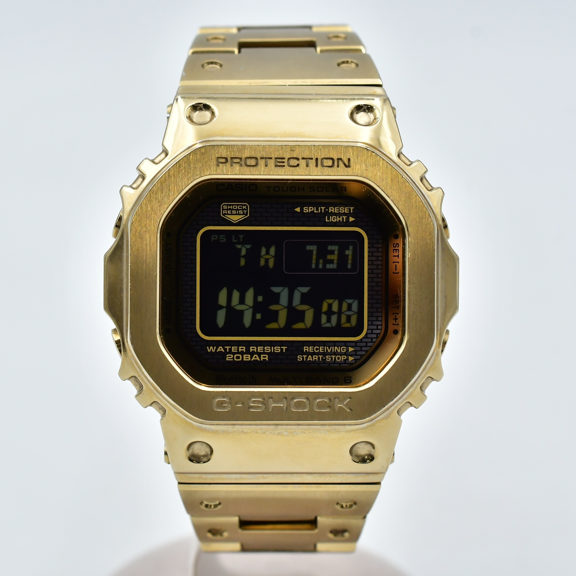 カシオ フルメタル デジタル文字盤 SS/ソーラー Bランク