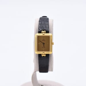 オメガ デヴィル スクエア シャンパン文字盤 SS×革/QZ 1450 買取実績【買取日：2025年11月7日】