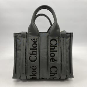 クロエ ウッディ 2wayバッグ エレファントグレー ナイロン 買取実績【買取日：2025年11月14日】