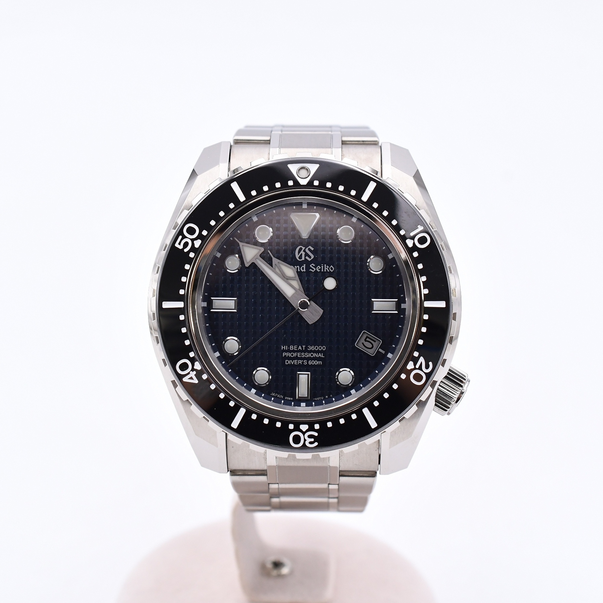 グランドセイコー メカニカルハイビート 36000 世界限定500本 ブルー文字盤 Ti/AT ABランク