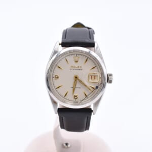 ロレックス プレジション 白文字盤 SS×レザー/手巻き 社外ベルト 6294 買取実績【買取日：2025年11月7日】