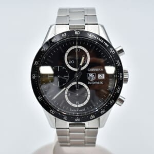 タグホイヤー カレラ クロノグラフ 黒文字盤 SS/AT CV2010-3 買取実績【買取日：2025年11月3日】