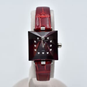 センチュリー ミニサンシャイン バーガンディ文字盤 12PD WGxサファイヤ×革/QZ 949.9.SS.97.51.RM2 買取実績【買取日：2025年11月5日】