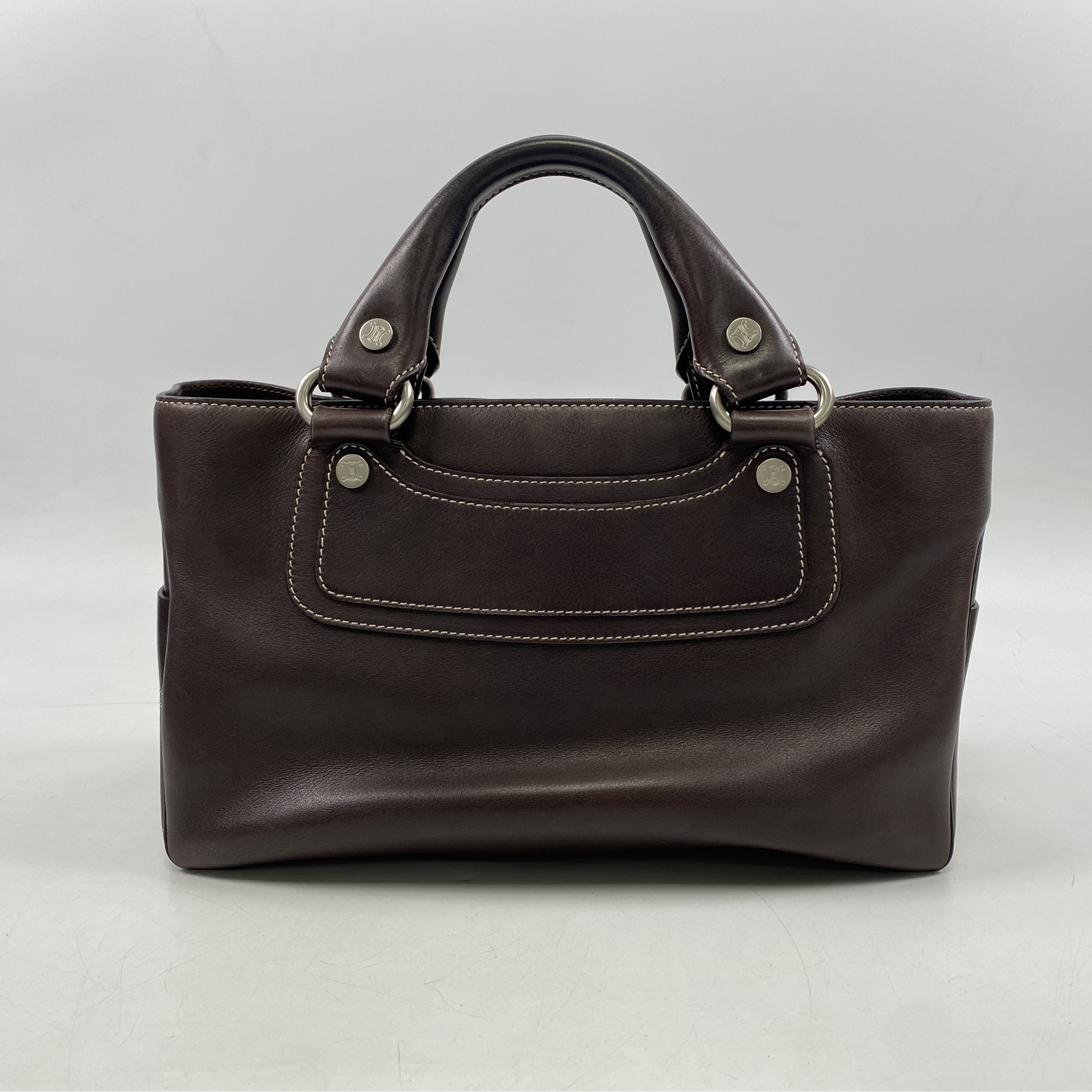 セリーヌ ブギーバッグ ブラウン レザー ハンドバッグ 買取実績【買取