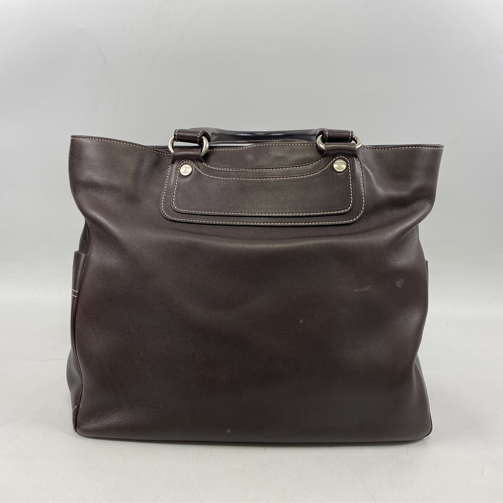 セリーヌ ブギーバッグ ブラウン レザー ハンドバッグ 大 買取実績