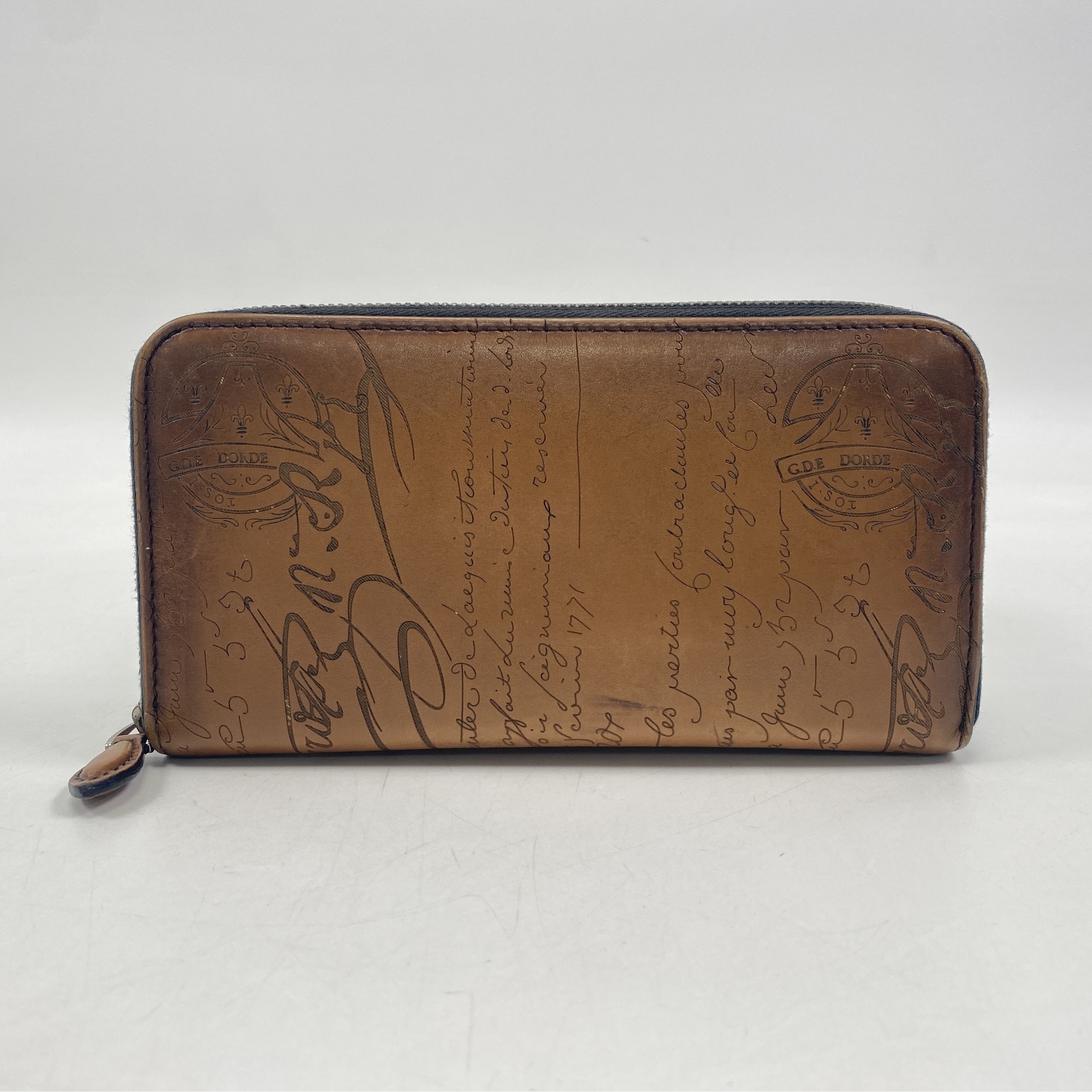 ベルルッティ カリグラフィ イタウバ 長財布 ラウンドファスナー