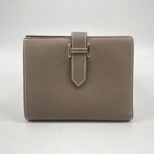 エルメス ベアンコンパクト エトゥープ エプソン SV金具 B刻 買取実績【買取日：2025年11月4日】